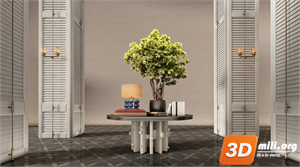 Lobby Decoration Skp Files 